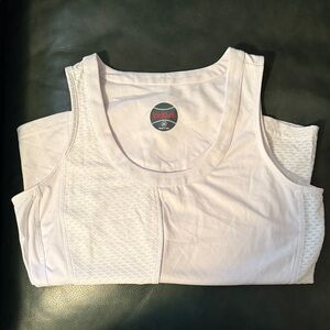 Bolle White Activewear/Tennis Tank Top-M